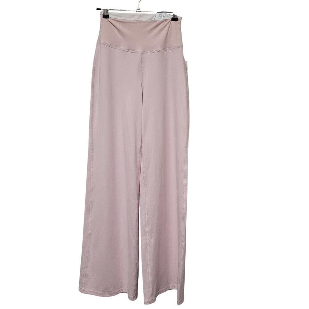 Gilly Hicks Active Recharge Wide Leg Pants S Long Soft Pink Athleisure NWT